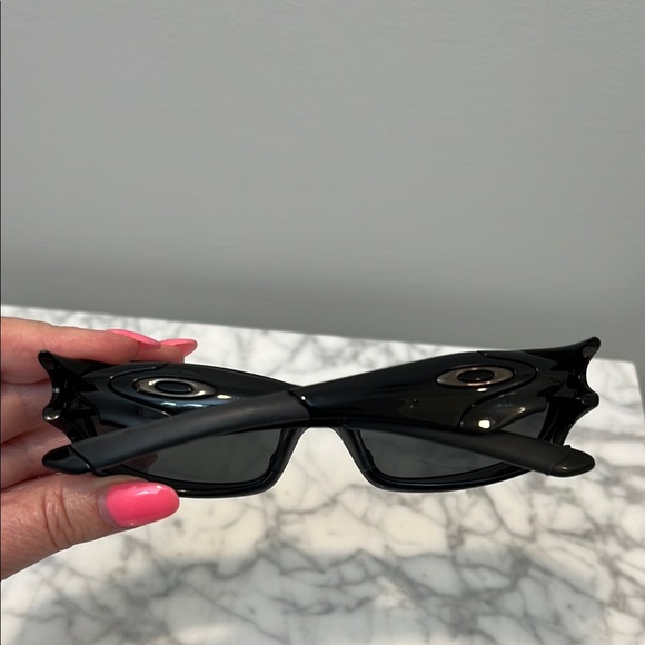 Oakley SI Straight Jacket Polarized Black Sunglasses High-Definition Optics - Picture 6 of 10